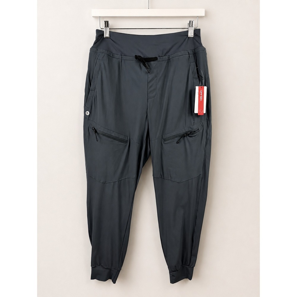 Baleaf Women's Hiking Jogger Pants Gray UPF 50+ Stretch Athletic‎ Cargo Medium